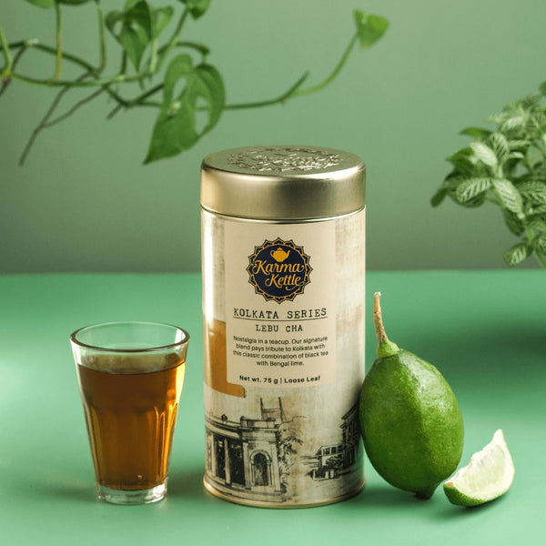 Kolkata Special Lebu Cha Black tea with bengal lime Karma